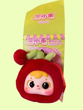 SAMUEL Tempting Fruit SECRET Cherries Plush Pendant Blind Box
